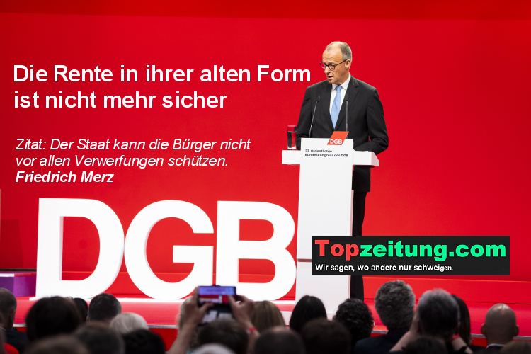 Eine schreckliche Wahrheit endlich ausgesprochen. Die Rente ist nicht mehr sicher