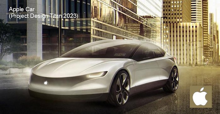 Ein Entwurf des legendären Apple Car aus dem Jahr 2023