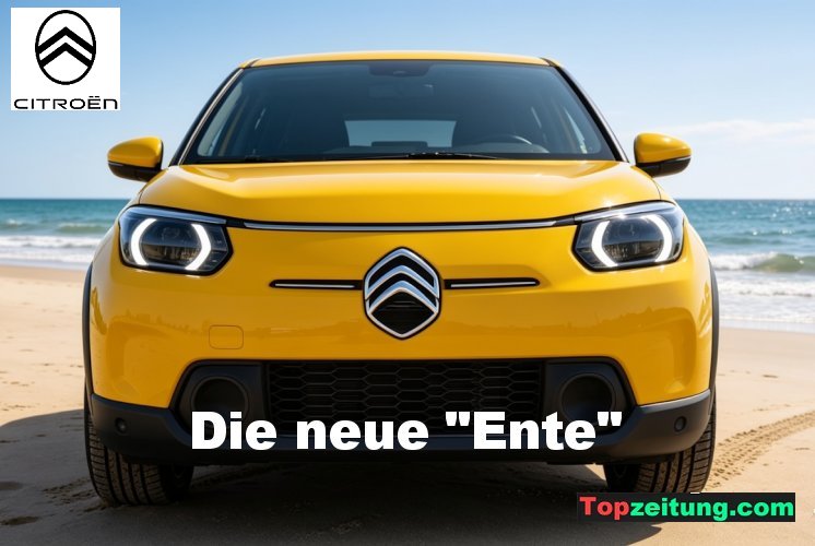 Radikaler Minimalismus mit High Tech Komfort, der Citroën ë-2CV) wird das Volksauto im 21. Jahrhundert